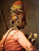 Jean Leon Gerome Black Bashi-Bazouk oil on canvas